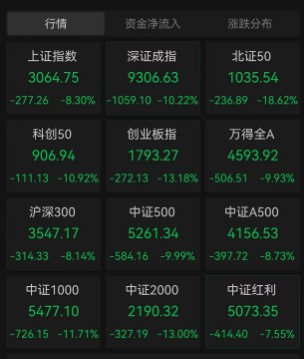 创业板指大跌14%，全市场超3000股跌停，A股关键时刻，神