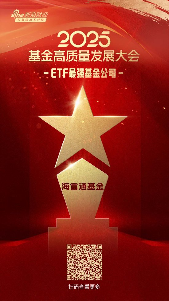 2025微博财经大V荣誉榜：海富通基金获得ETF最强基金公司
